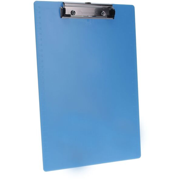 Saunders  Plastic Clipboards,w/Spring Clips,1/2" Cap.,Letter,Ice Blue Thumbnail