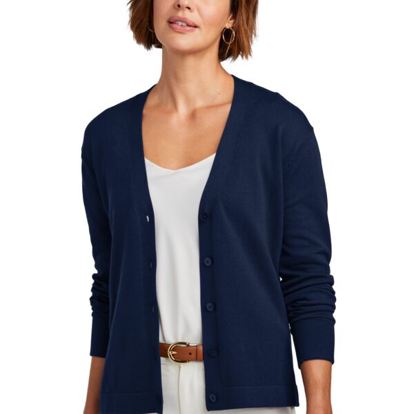 Brooks Brothers Women's Cotton Stretch Cardigan Sweater Thumbnail
