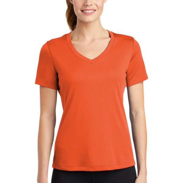 Ladies PosiCharge ® Competitor V Neck Tee, 50 UPF Thumbnail
