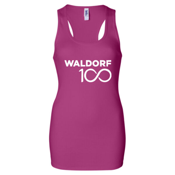 AWSNA - Ladies' 2×1 Rib Racerback Longer Length Tank Thumbnail