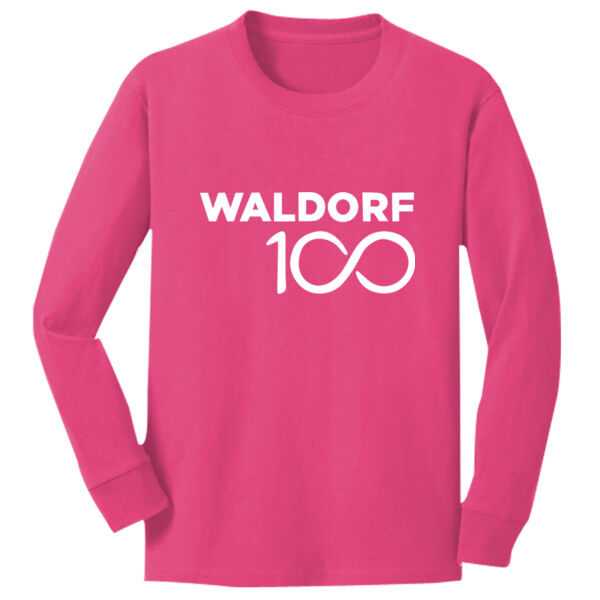 AWSNA - Youth Long Sleeve 5.4 oz 100% Cotton T Shirt Thumbnail